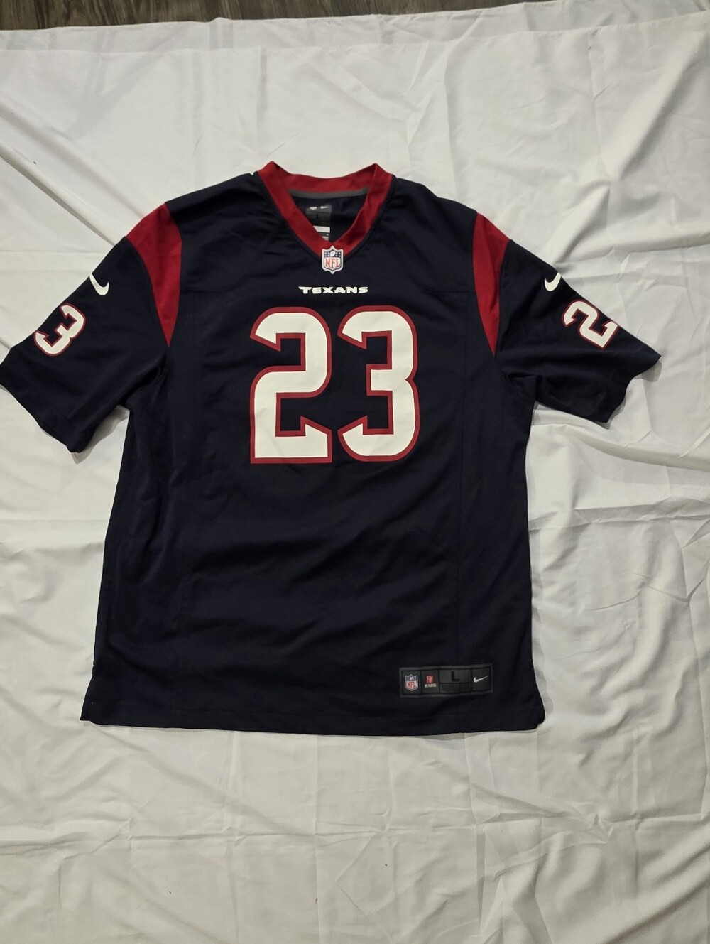 Nike Men's NFL Houston Texans #23 Arian Fouster Football Jersey